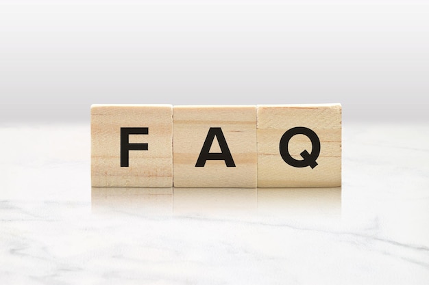 FAQ on Wooden Tiles Frequently Asked Questions Business Concept