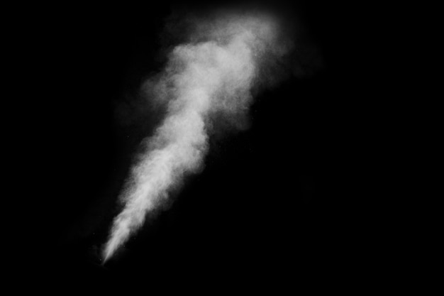 Figured smoke on a dark background