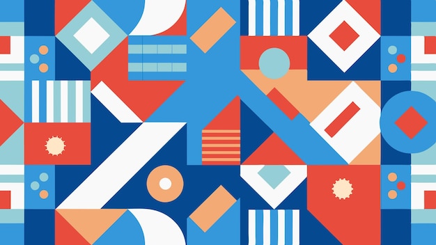 Flad design digital kunst abstrakt baggrunds-wallpaper