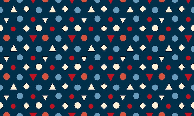 Flat Design Seamless Pattern Wallpaper Background