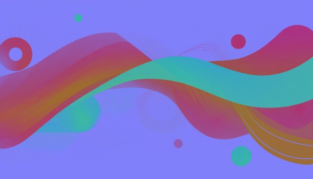 Flat geometric abstract shapes background
