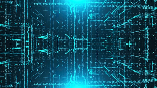 Flow of binary data
