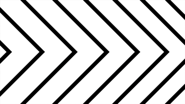 formation of arrow dynamic black and white transition animation abstract animation of arrow motion