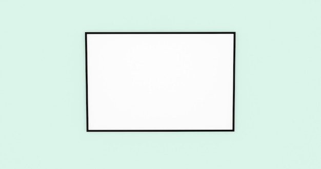 Frame wall art horizontal mockup