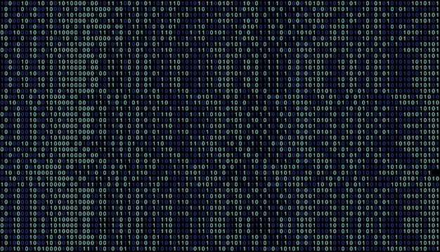 Full frame shot of binary code