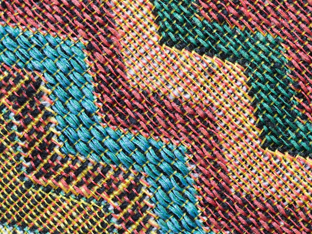Full frame shot of colorful fabric
