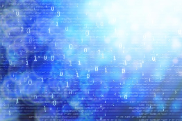 Full frame shot of data