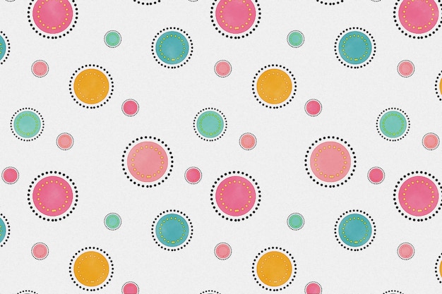 Full frame shot of multi colored pattern on paper