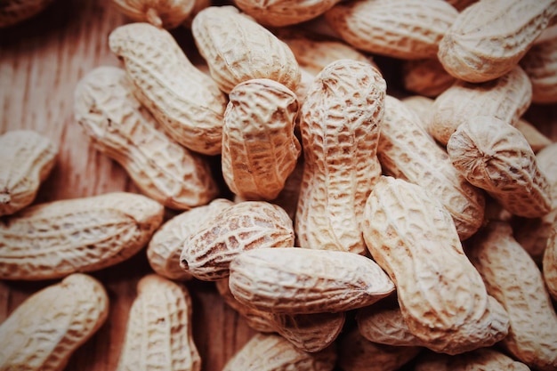 Full frame shot of nuts for sale in market