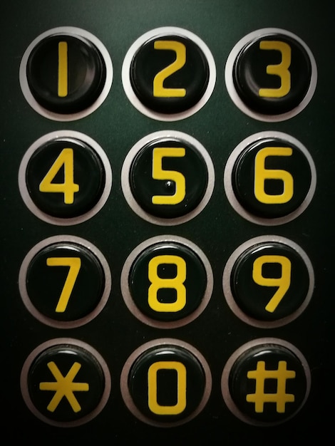 full frame shot of telephone