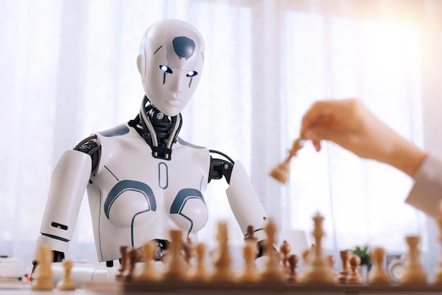 fun and games boy matches wits with robot