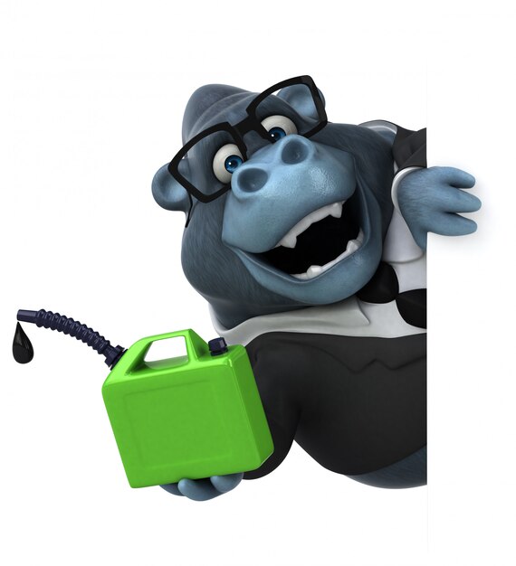 fun gorilla animation