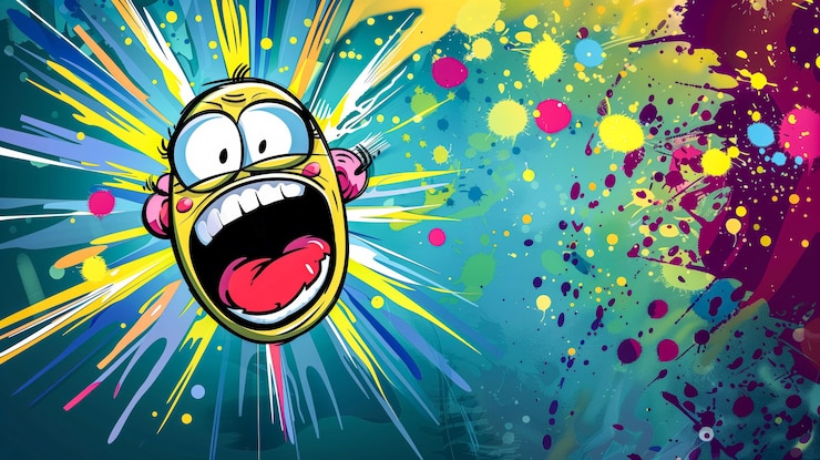 Bild funny backgrounds funny illustrated faces