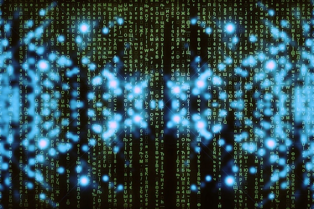 Futuristic digital background