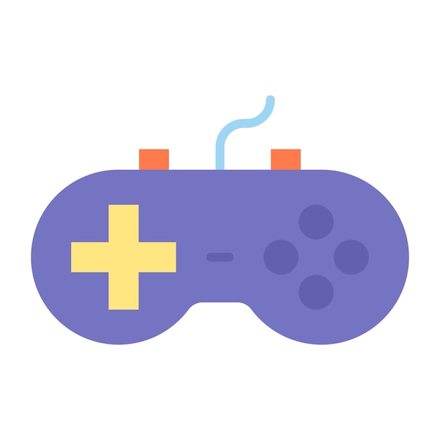 Game Controller Flat Illustration