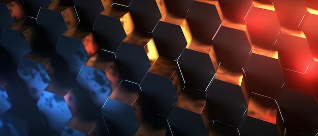 Geometric abstract background The concept of technology Generative AI