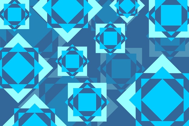 geometric abstract pattern background with cool colors