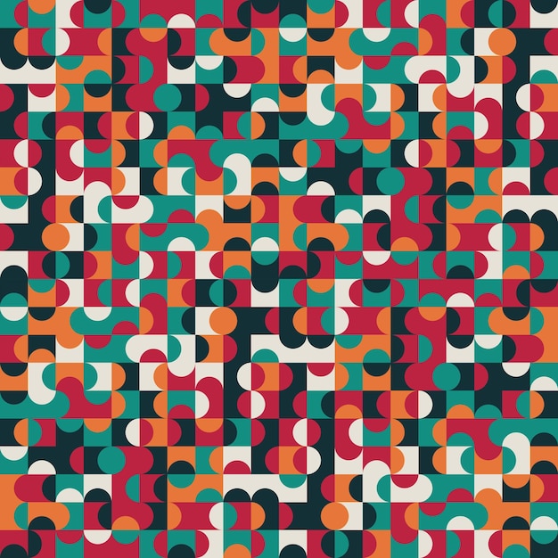 Geometric colorful art pattern background