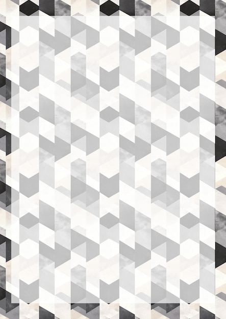 Geometric Grey Abstract Pattern