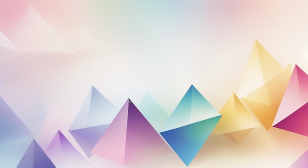 Geometric Harmony Abstract Triangular Background Stock Illustration