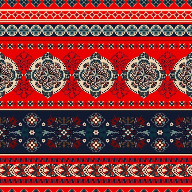 Geometric ornament for weaving knitting embroidery wallpaper cards textile Ethnic pattern Border ornament