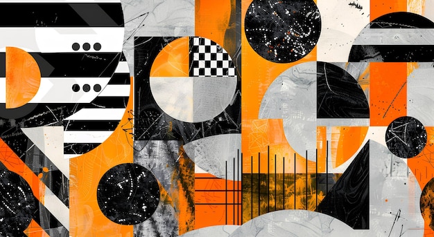 Geometric Pattern Combination Mixed Pattern Bold Pattern