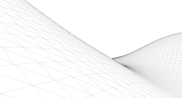 Geometrisk baggrund, Abstrakt skitse, Arkitektonisk, Konstruktion, Wireframe