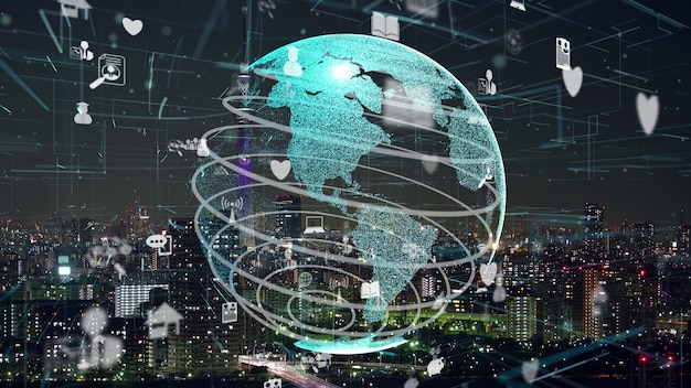 Global connection and the internet network modernization in smart city