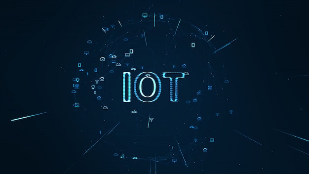 Global network concept. IoT(Internet of Things). 