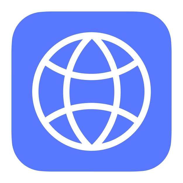 Globe grid png icon sticker flat graphic on transparent background