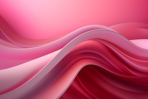 Glossy pink gradient wallpaper with captivating sense of movement