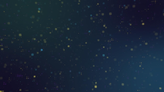 Glowing Dust Particles