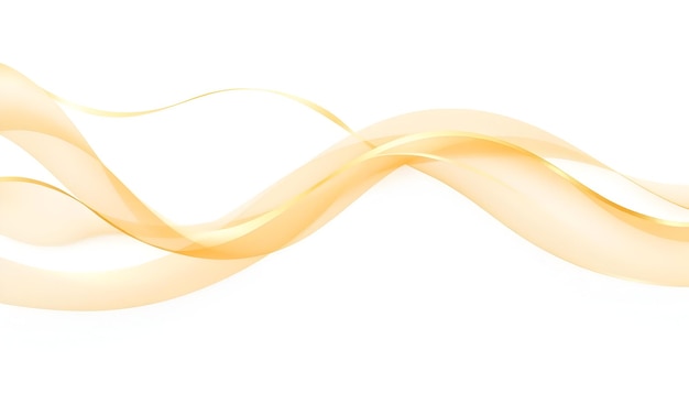 Golden Flowing Waves