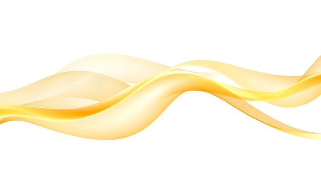 Golden Flowing Waves