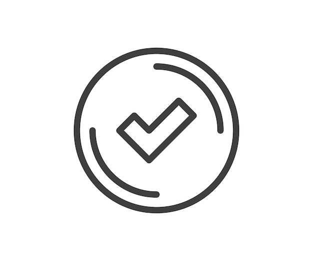 Good icon vector Business success sign Best quality symbol of correct verified certificate approval accepted confirm check mark and more