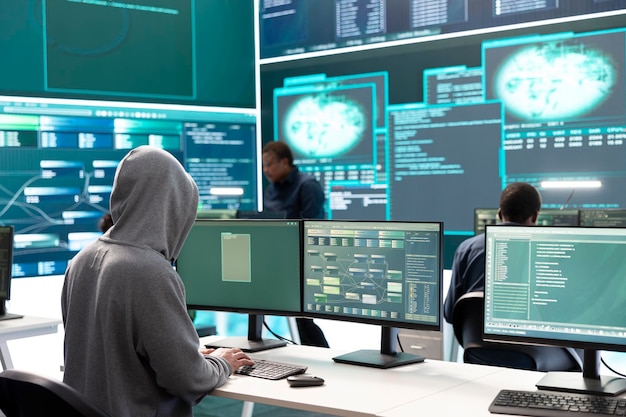 Governmental cyber defense group using advanced technology