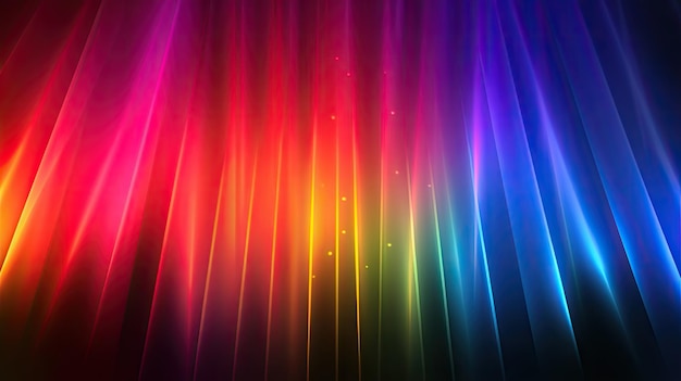 Gradient background resembling a neon light spectrum