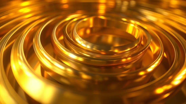 Gradient baggrund der er en cirkulær spiralvortexikon med cirkulære glorier og abstraktbelysning e