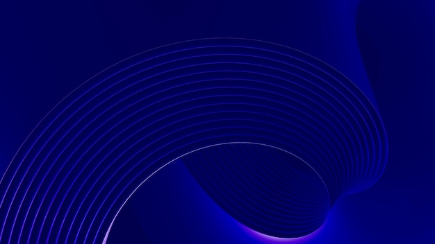 Gradient Electric Navy Abstract Fog Background Design
