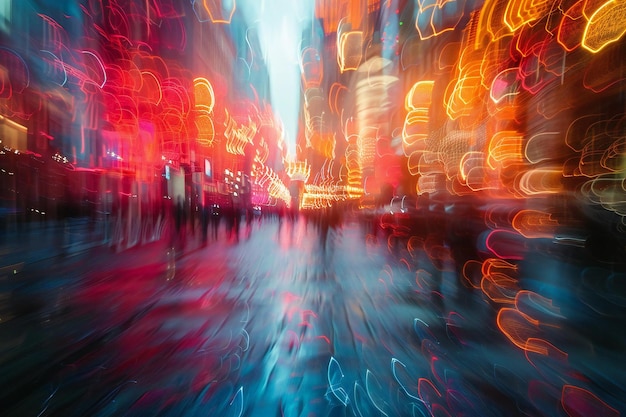 Graphic moving abstract illusion in highresolution photo