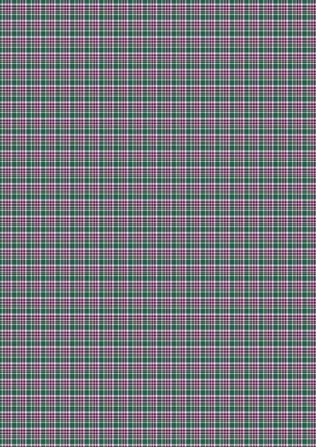 Green and Purple Plaid Fabric