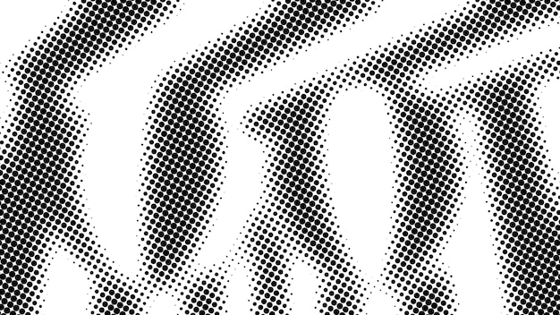 Halvtone af mange prikker, computergenereret abstrakt baggrund. 3D-rendering med optisk illusion