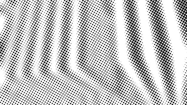Halvtone af mange prikker, computergenereret abstrakt baggrund. 3D-rendering med optisk illusion