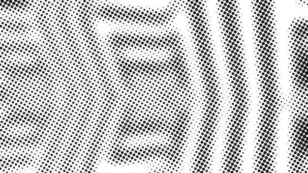 Halvtone af mange prikker, computergenereret abstrakt baggrund. 3D-rendering med optisk illusion