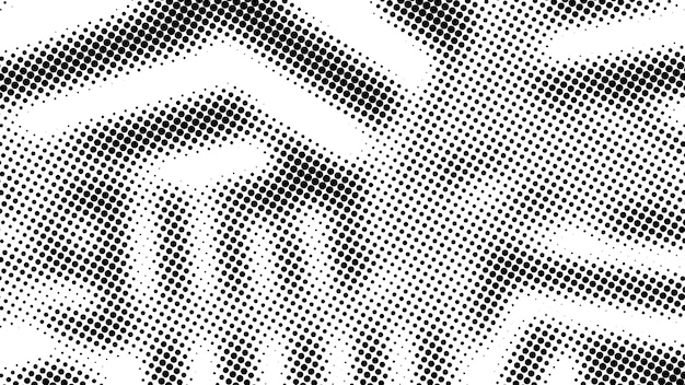 Halvtone af mange prikker, computergenereret abstrakt baggrund. 3D-rendering med optisk illusion