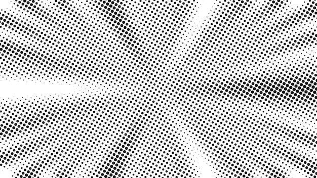 Halvtone af mange prikker, computergenereret abstrakt baggrund. 3D-rendering med optisk illusion