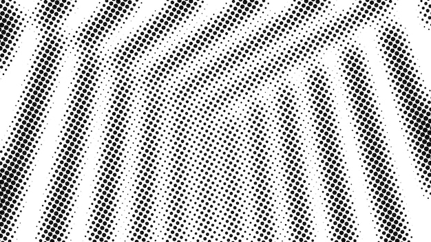 Halvtone af mange prikker, computergenereret abstrakt baggrund. 3D-rendering med optisk illusion