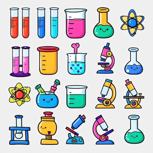hand drawn medical and healthcare icon set