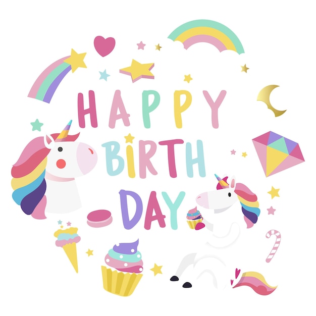 happy birthday png transparent background