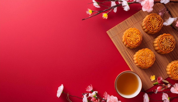Happy Mid Autumn Festival Poster Design Chinese Holiday